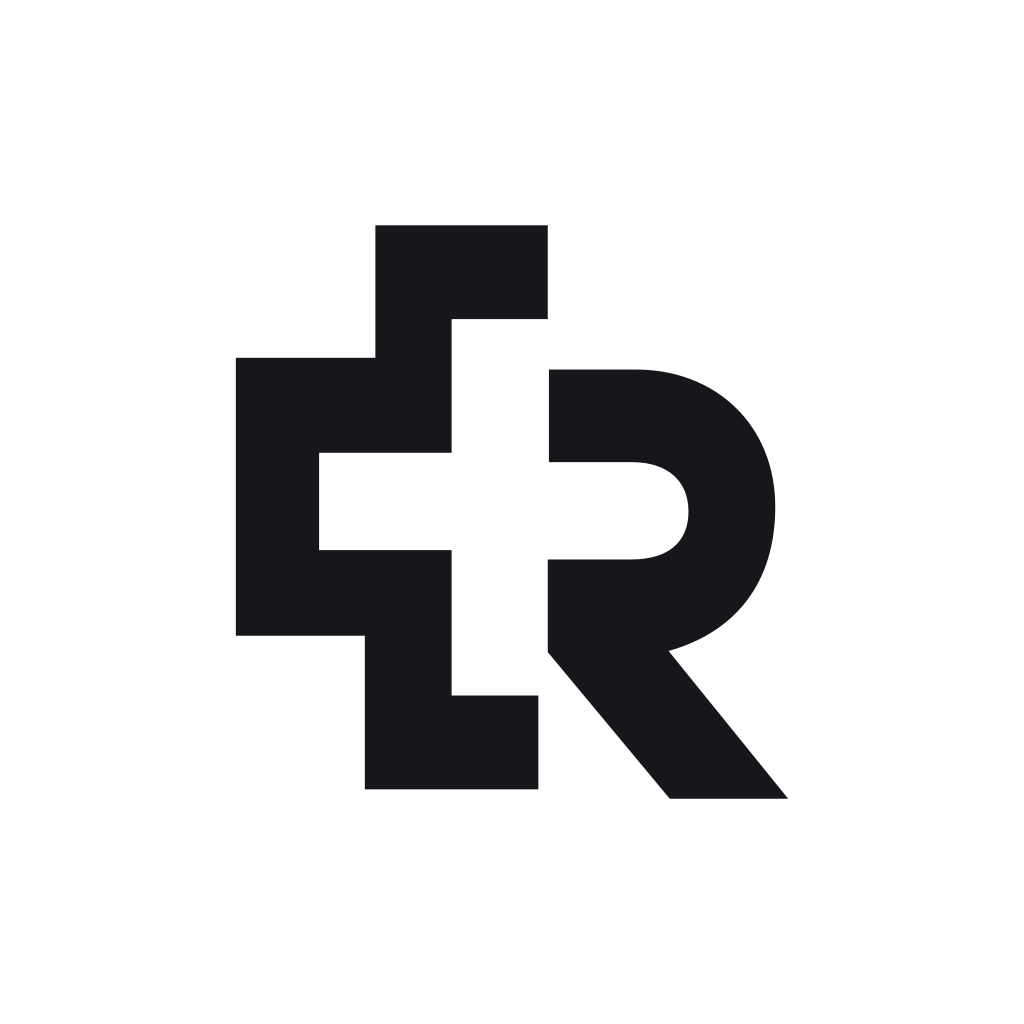 Real Extent logo: Logo on white (PNG, 1024 px)